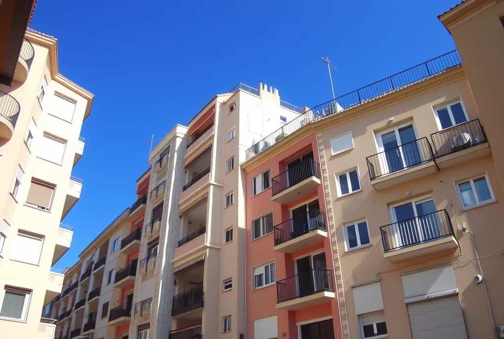 Edificios del centro de Benidorm